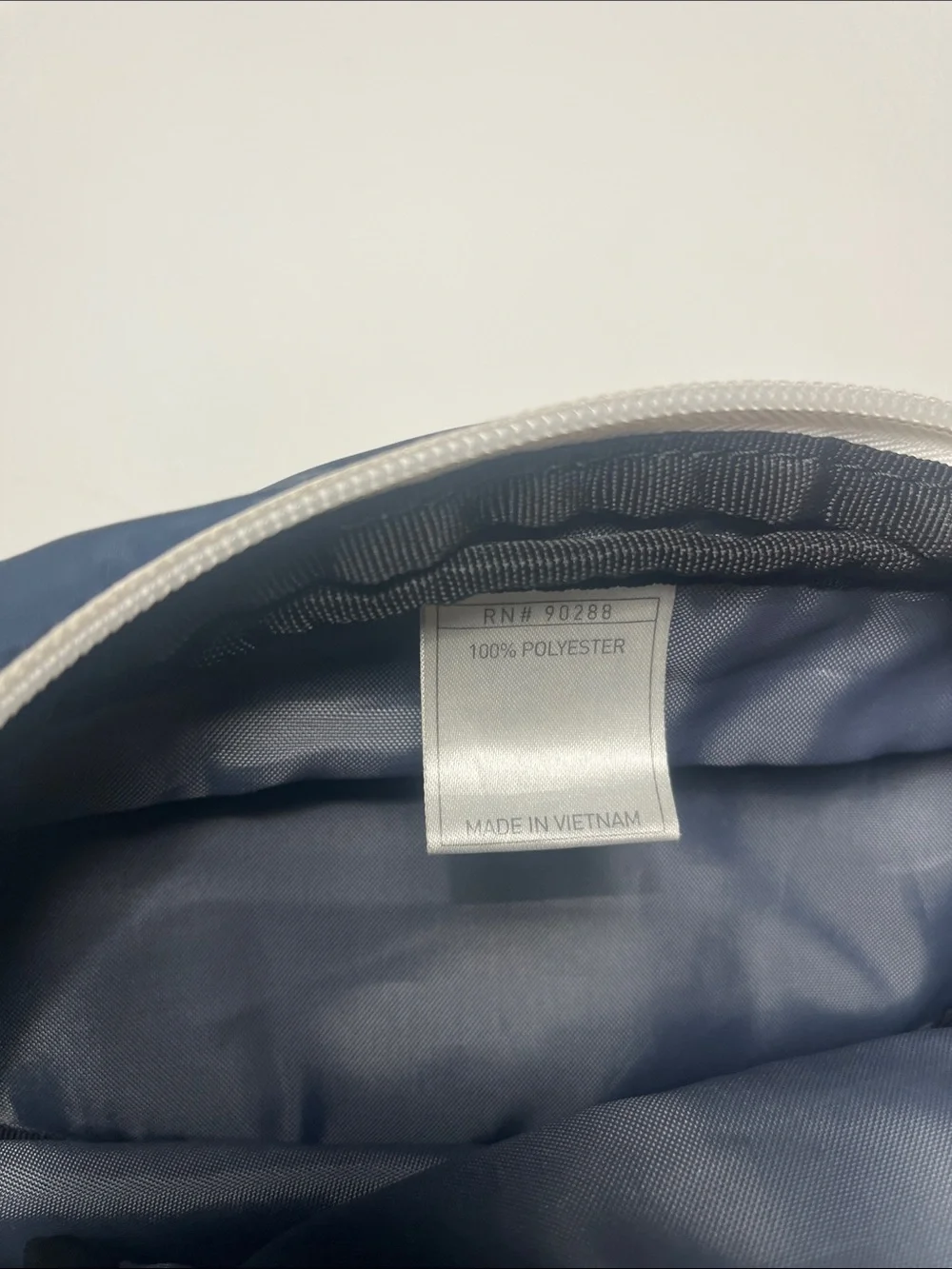 Adidas Navy Blue Fanny Pack Belt Bag with White Accents